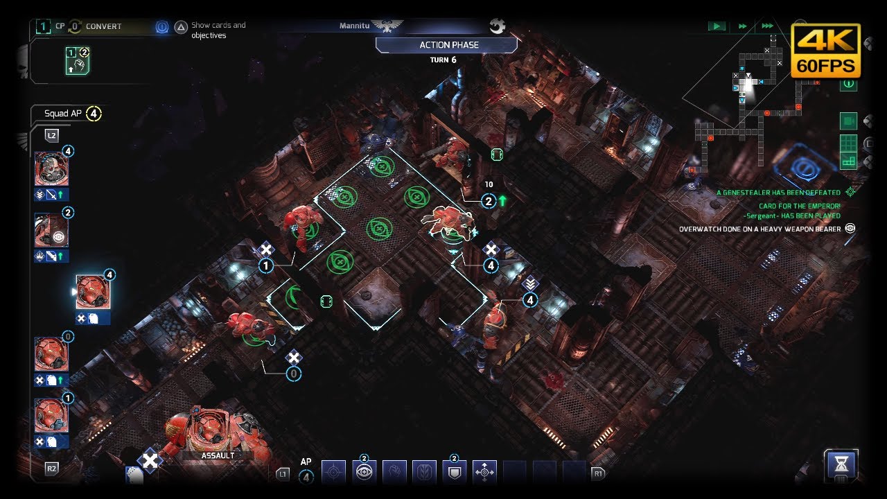 Space Hulk: Tactics | LOOKS GREAT on PS5 - Bloody Angels Gameplay [4K 60FPS]