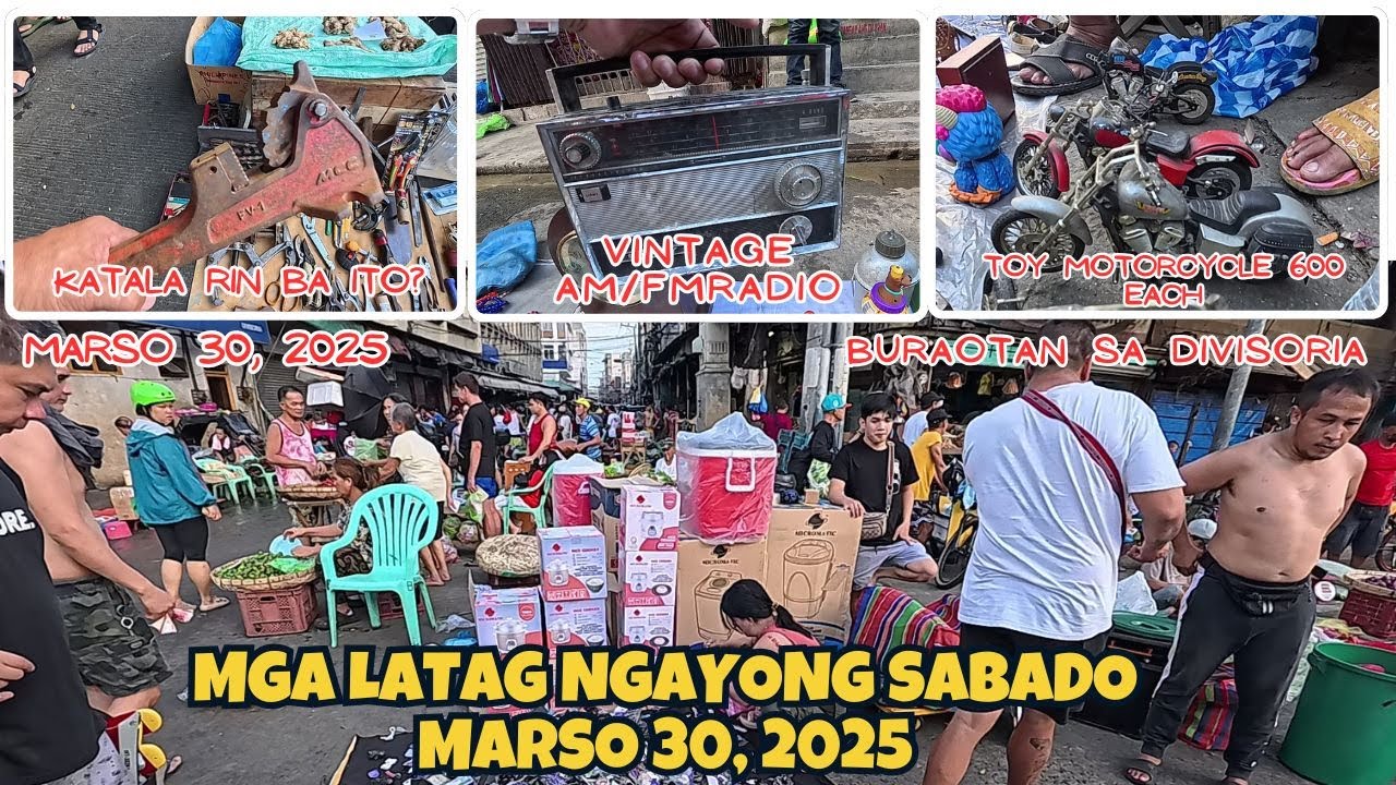 MGA LATAG NGAYONG LINGGO MARSO 30 2025 BURAOTAN SA TONDO DIVISORIA