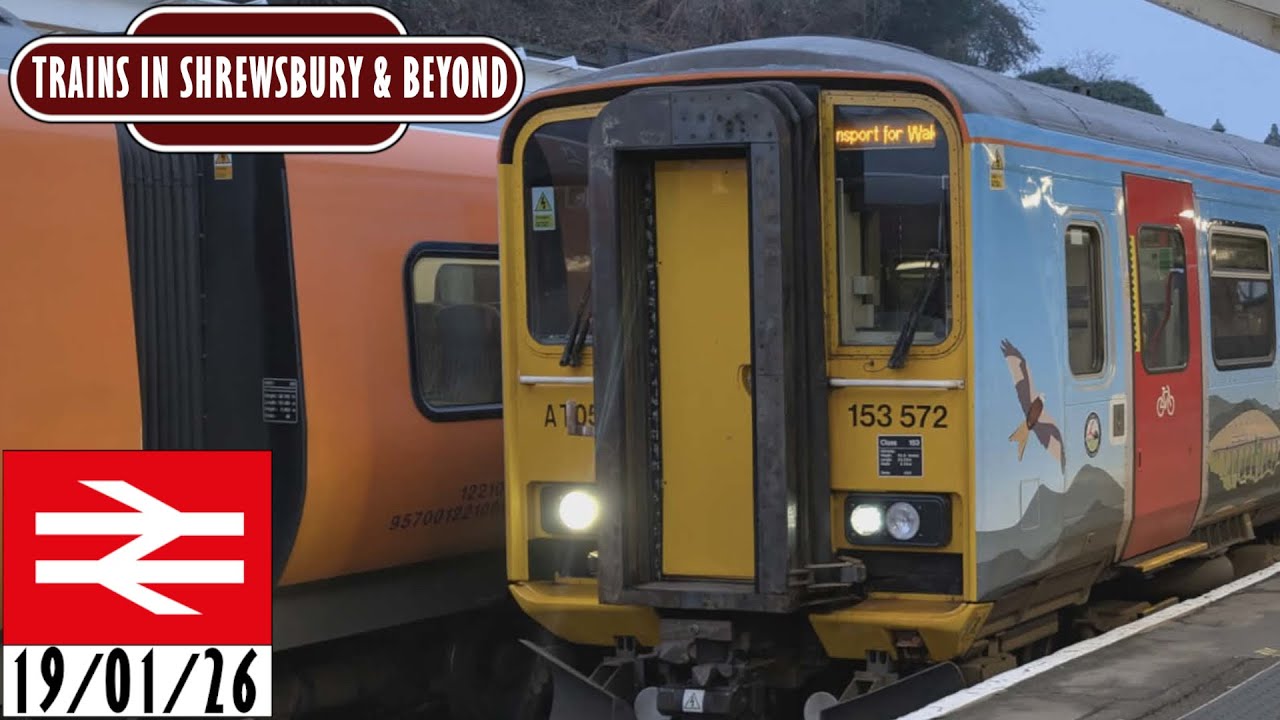 Trains In Shrewsbury 19/01/26