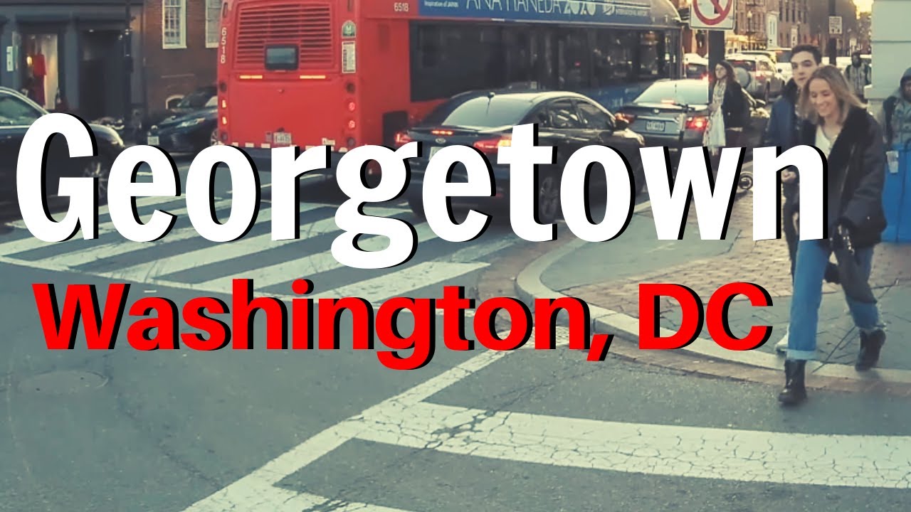 【4K】Walk - Georgetown | Washington DC | Valentine's Day 2020