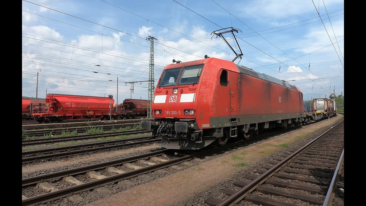 Führerstandsmitfahrt / Cabview BR 185 Bebra - Fulda / Video 98