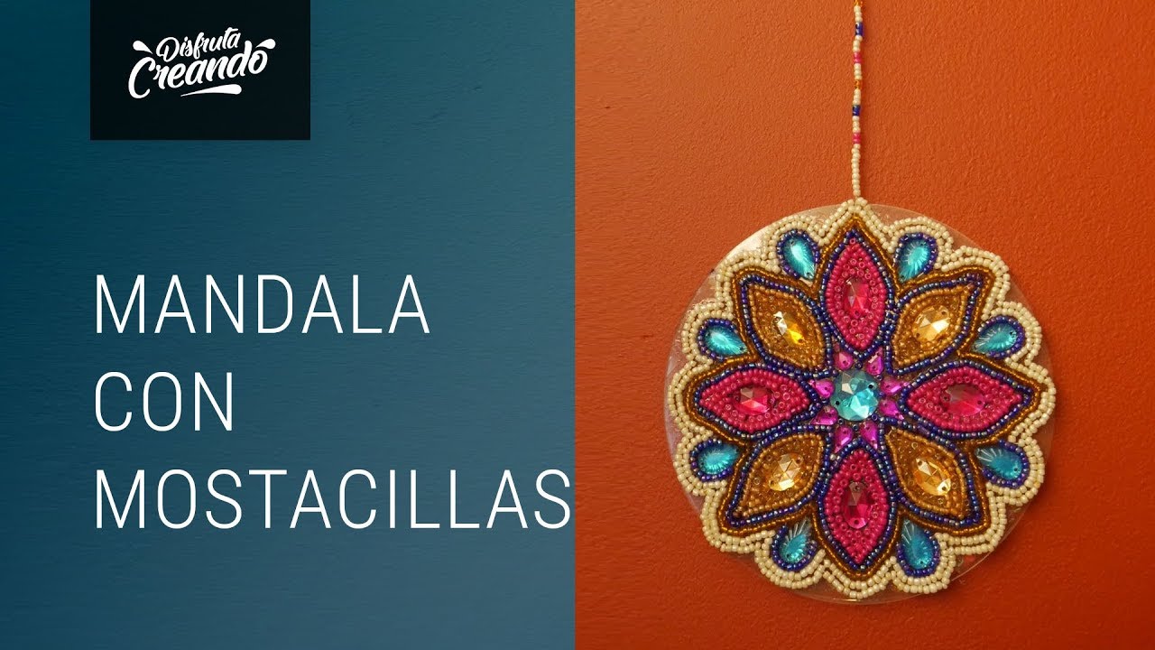 Mandala con Mostacillas y Cd