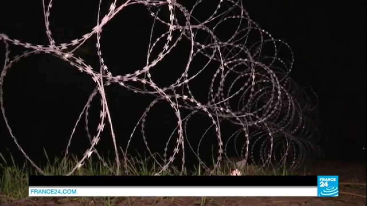 Europe migrant crisis: the &ldquo;anti-migration&rdquo; fence runs along the Hungarian border