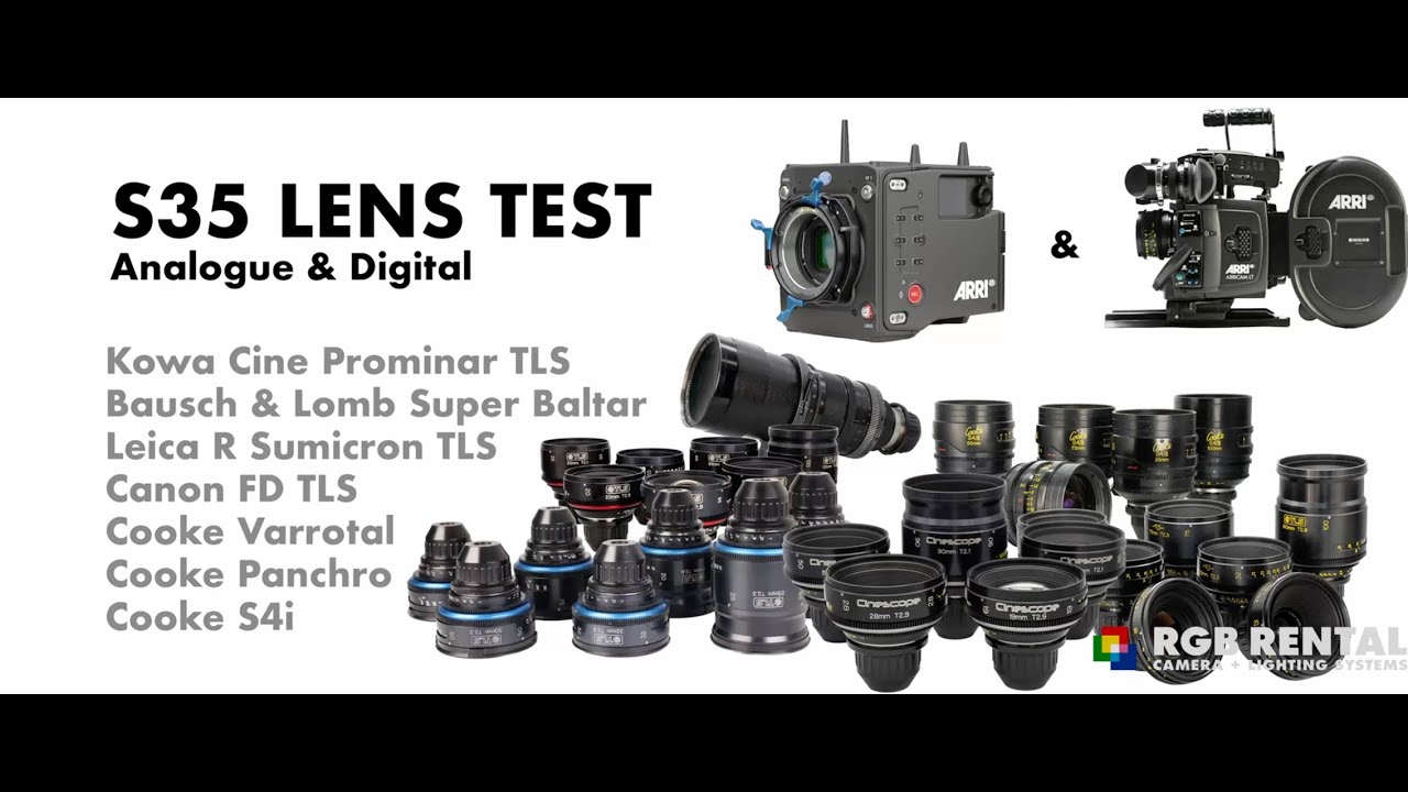Lens Test - Super 35 (Kodak Vision3 vs. ARRI Alexa 35)