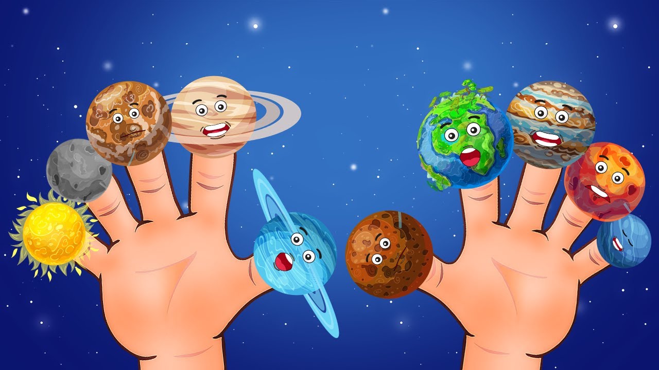 Solar System Finger Song & MORE | @hihoneykids ​