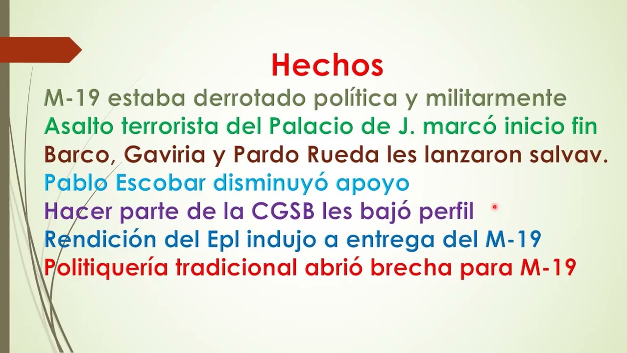 Por qu&eacute; el M-19 pas&oacute; de arrinconado y derrotado a epicentro de la Asamblea Constituyente en 1991