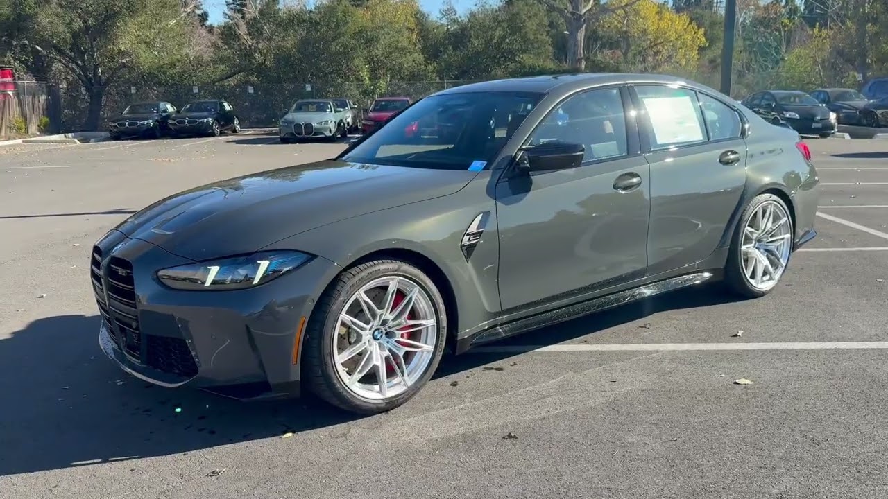 Представляем BMW M3 Competition xDrive 2026 года в цвете Dravit Grey Silver Wheels | 4K