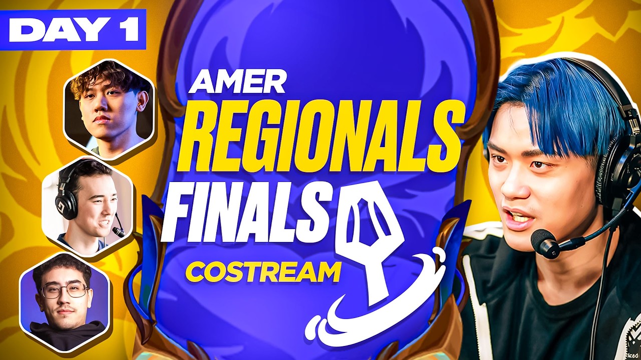 AMER Regional Finals Day 1 Costream Ft. Wasianiverson, k3Soju, and Cambulee! | Frodan Set 16 VOD