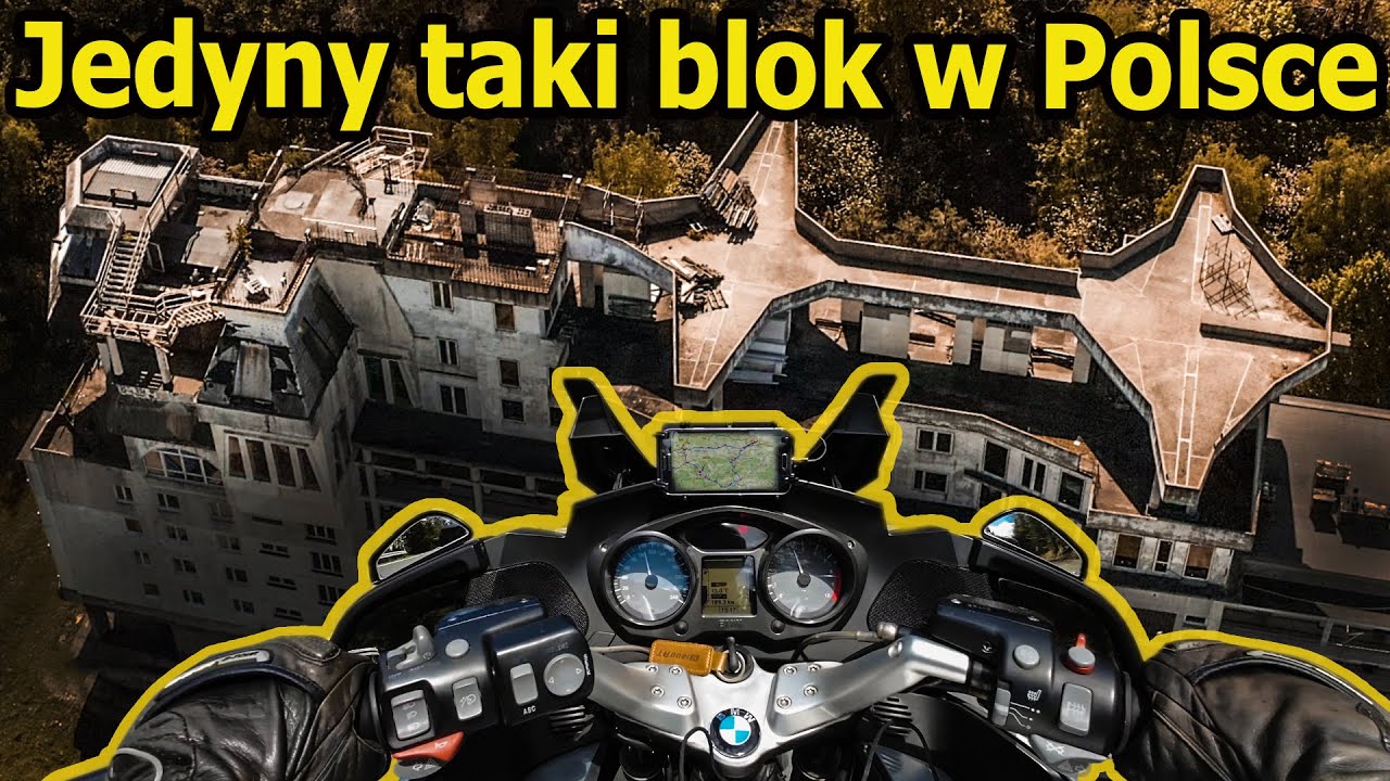 Motocyklem po Polsce. Niezwykły blok w Jastrzębiu-Zdroju. Piękny wiadukt w Wiśle i droga na Szczyrk.
