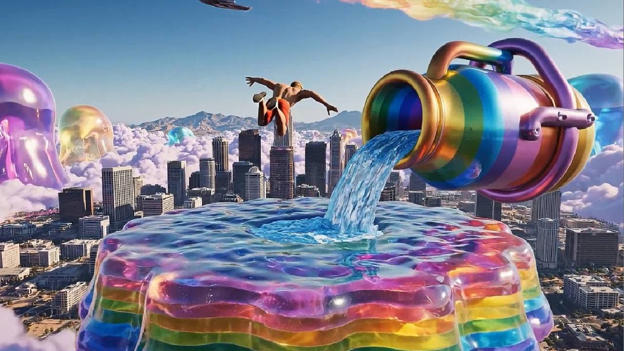 Which Impossible Jelly Pool Escape? Slow Motion Deep Sleep, No Talking, Stress Relief ASMR”