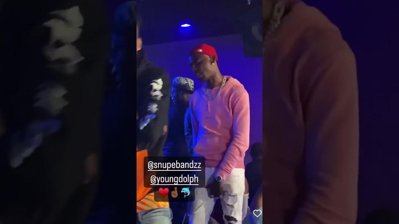 Young dolph and snupe bandz set the stage on fire 
