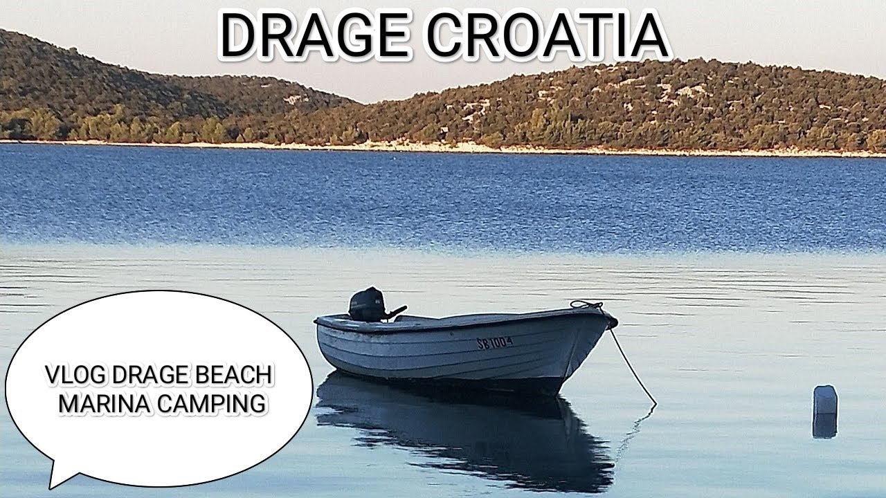 Beach Drage Pakostane spacer vlog beach Porat Camping Oaza Mira Croatia Marina Drage plaża Croatia