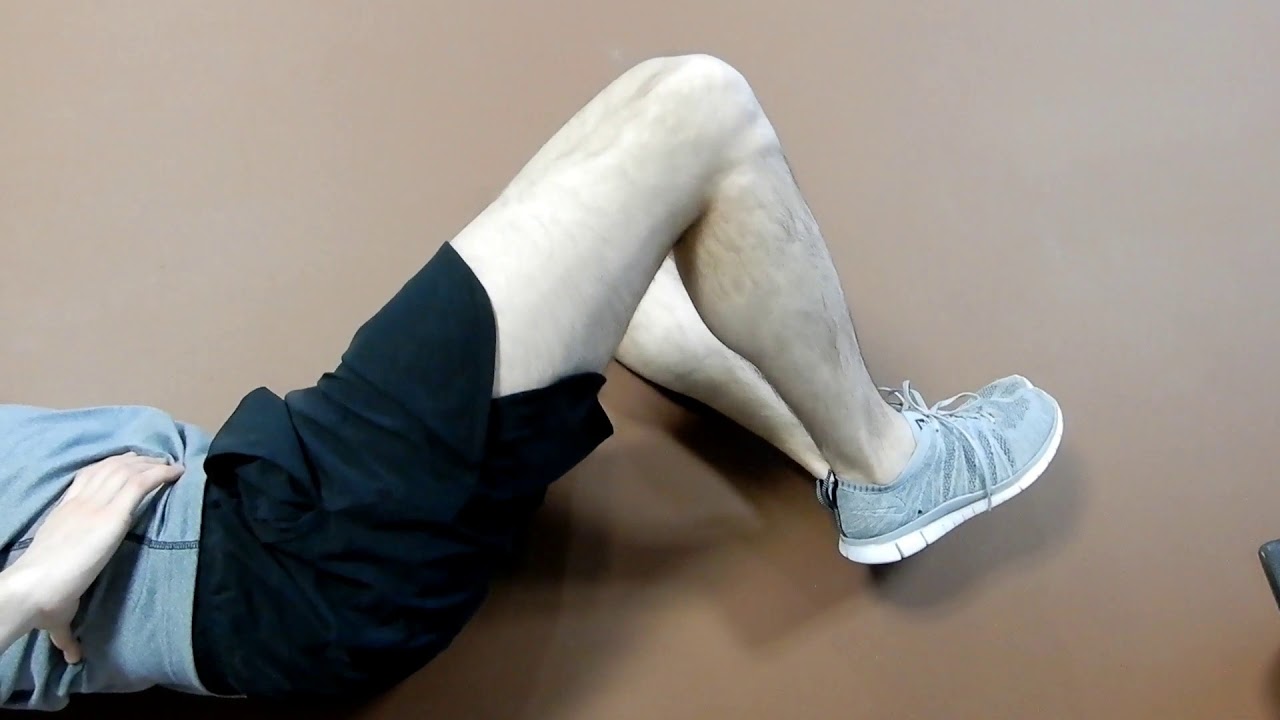 Oefening knie #40 : Clambshell, oefening om de heupspieren sterker te maken