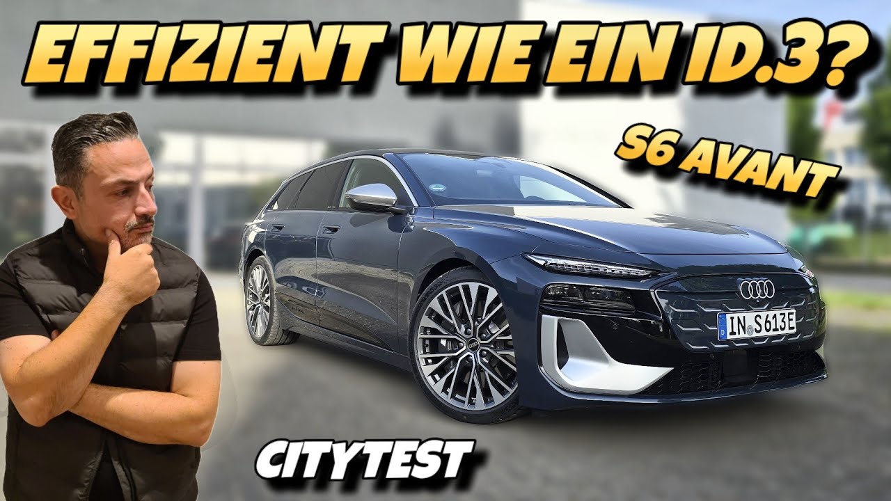 Audi S6 e-tron Avant Citytest. Verbrauch im Alltag. #elektroauto