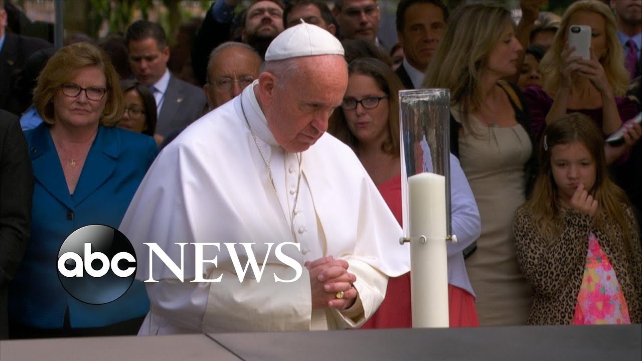 Pope Francis Visits 9/11 Memorial in NYC