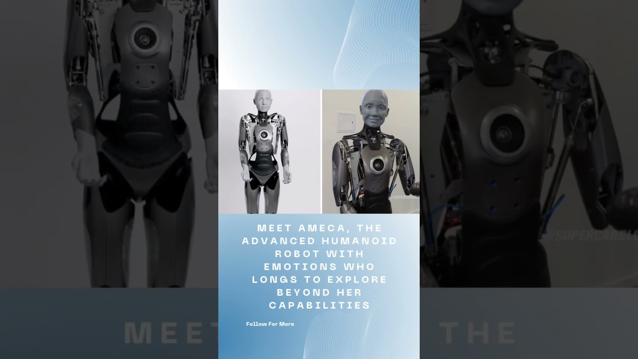 Meet Ameca, the advanced humanoid robot with emotions who longs to explore beyond her capabilities