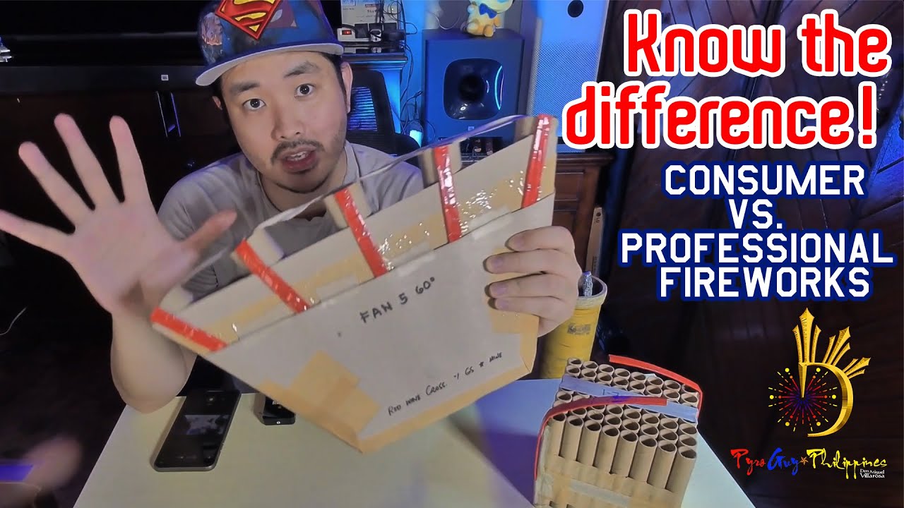 Know the Difference! Consumer VS Professional Fireworks