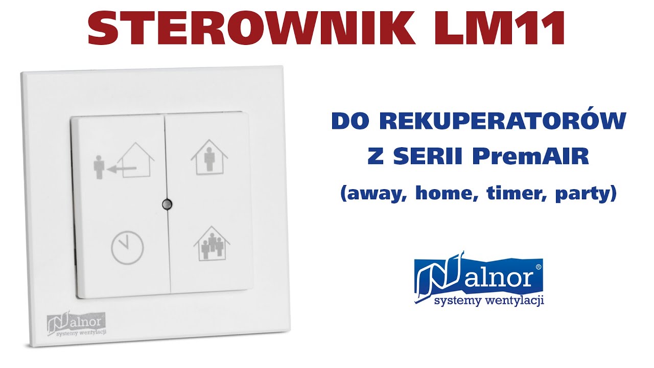 Sterownik HRQ-PremAIR-BUT-LM11 do central serii PremAIR i SlimAIR