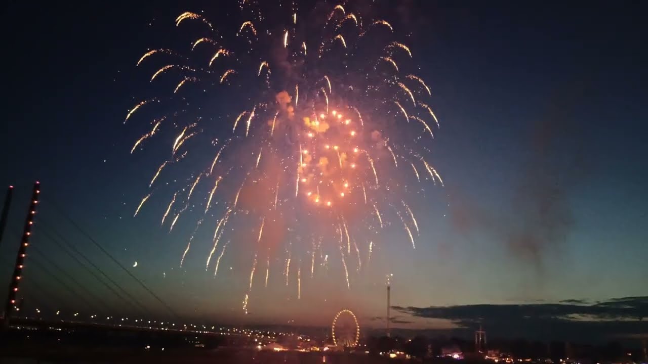 Feuerwerk Rheinkirmes Düsseldorf 21.07.2023 [Nico Europe]