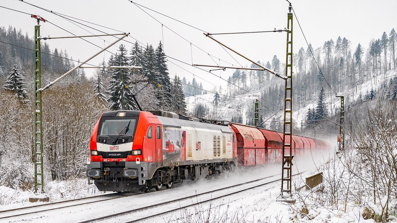 WFL 155 mit n-Wagen, DeltaRail BR 143, MEG EuroDual, Desiro HC Testfahrt uvm auf der Frankenwaldbahn