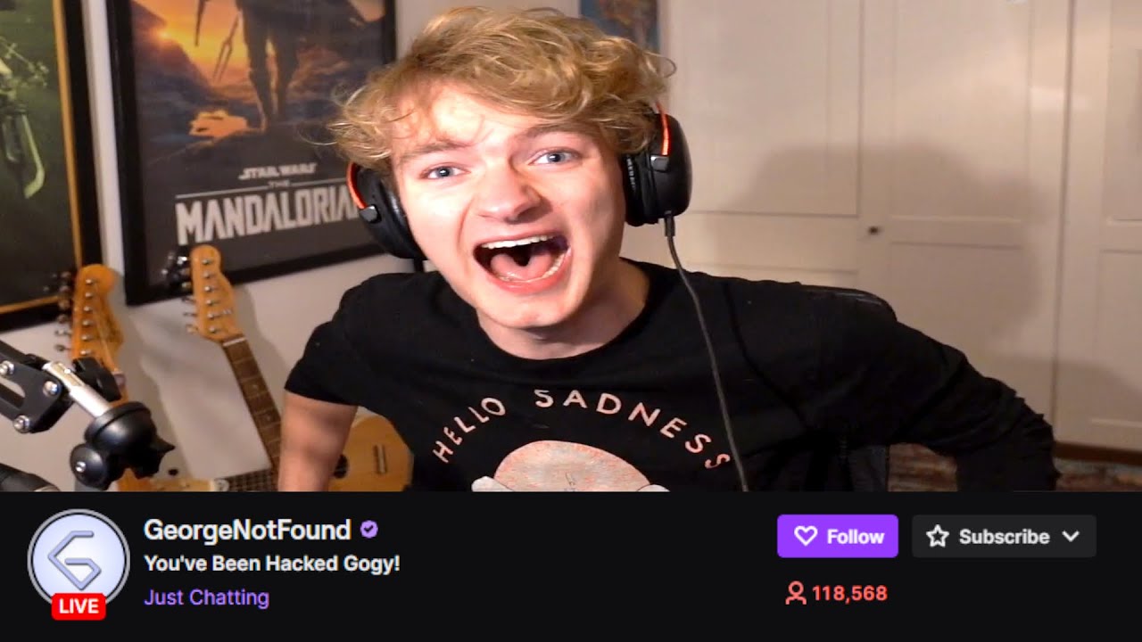 TommyInnit взламывает канал GeorgeNotFound на Twitch!