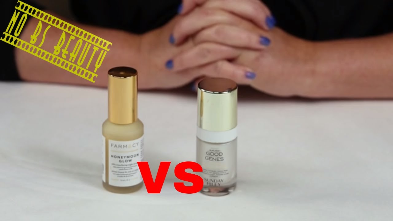 Sunday Riley Good Genes VS. Farmacy Honeymoon Glow AHA Resurfacing Serum