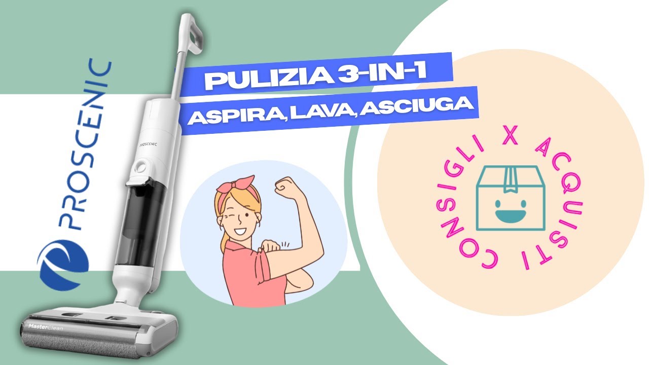 Proscenic F10 Pro: il lavapavimenti che fa tutto da solo 🌀🔋💦