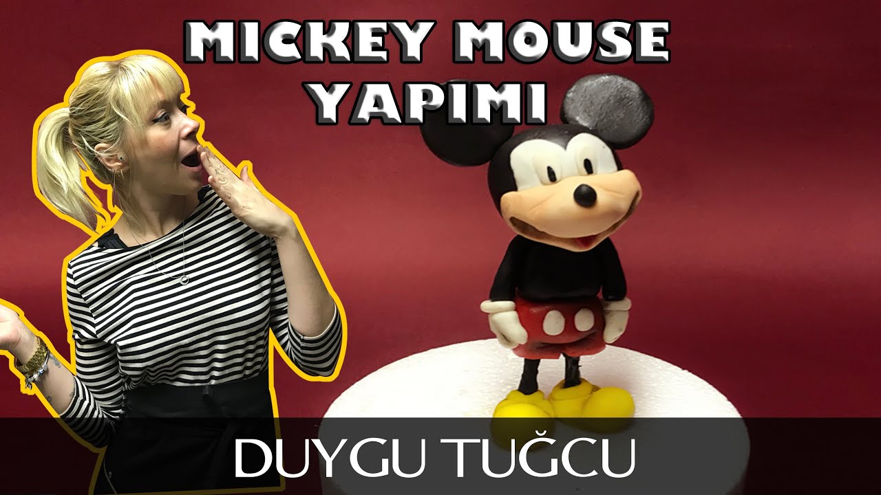 Şekerhamuru ile Mickey Mouse  Nasıl Yapılır? | Çizgi Film Karakterleri- Chef Duygu Tugcu