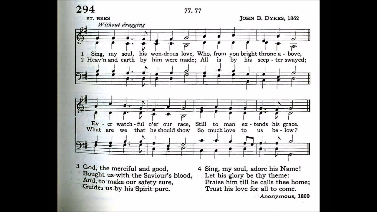 Sing, My Soul, His Wondrous Love (St Bees)