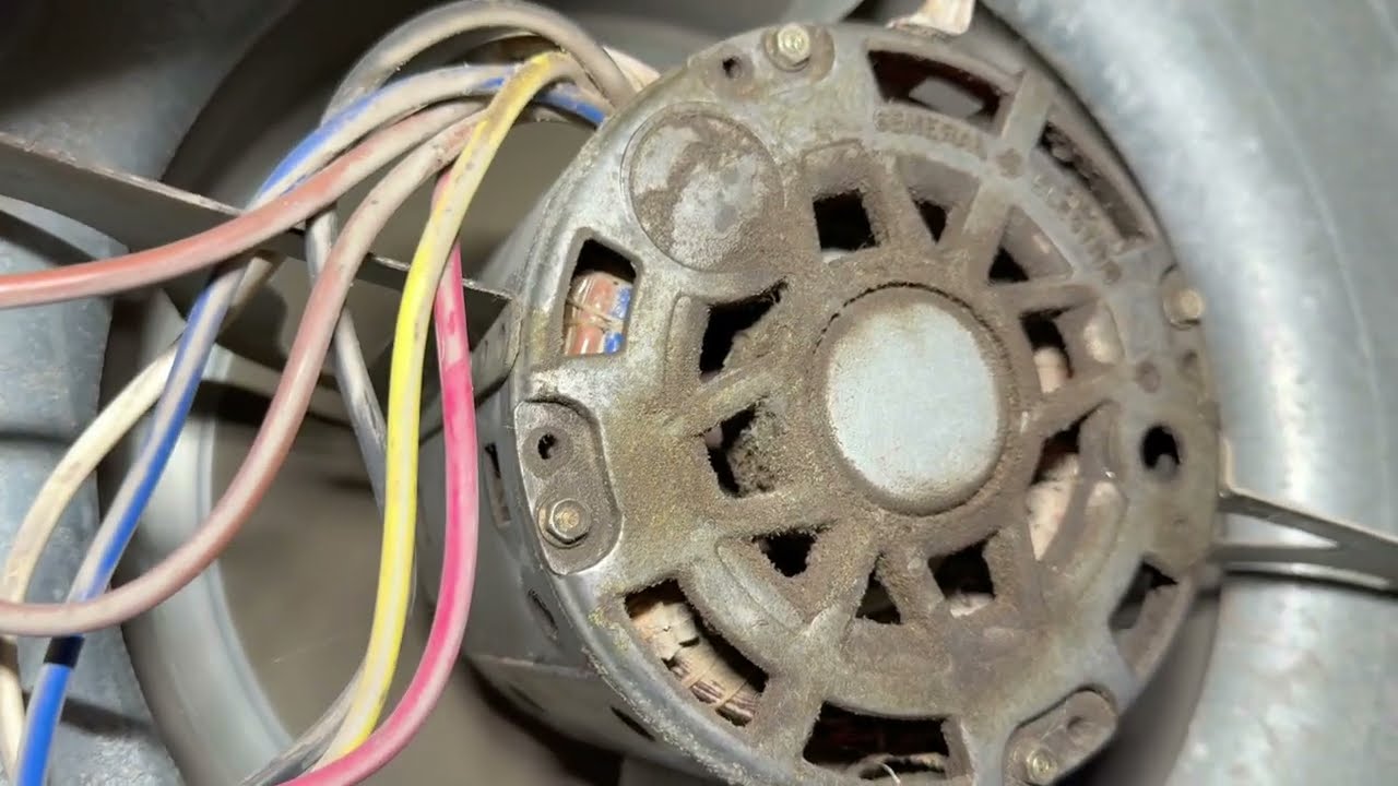 FURNACE BLOWER MOTOR REPLACEMENT WITH UNIVERSAL MOTOR #diy #blowermotor #furnace