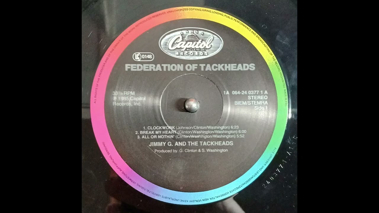 Jimmy G. And The Tackheads - 'You Always' Break My Heart (1985)
