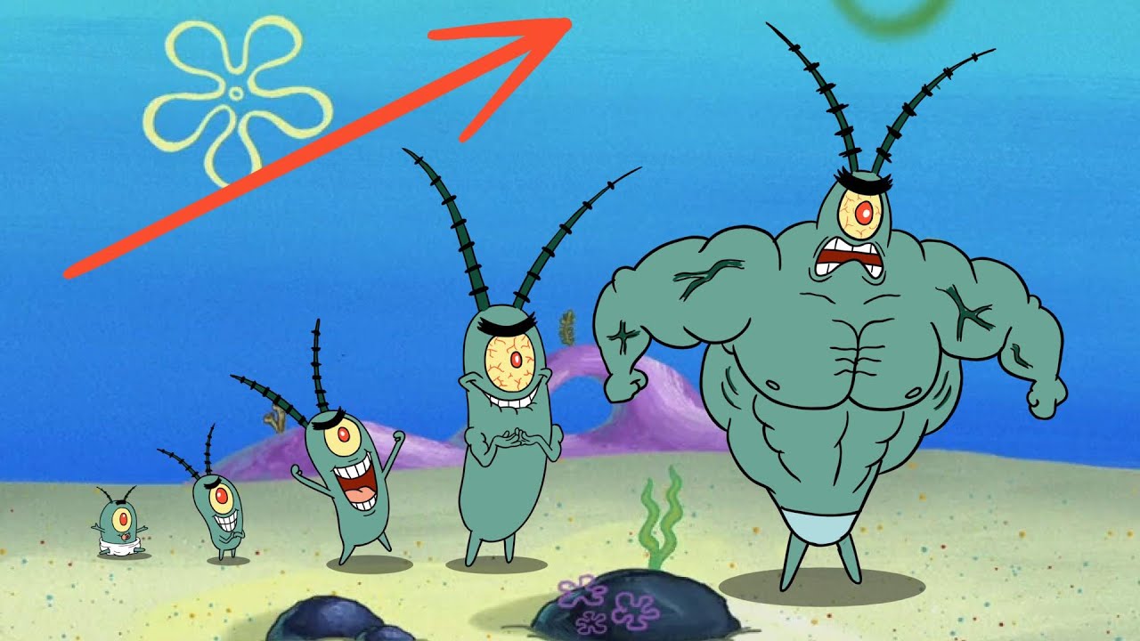 Plankton SpongeBob GROWING UP EVOLUTION 👍@EasyLittleDrawings
