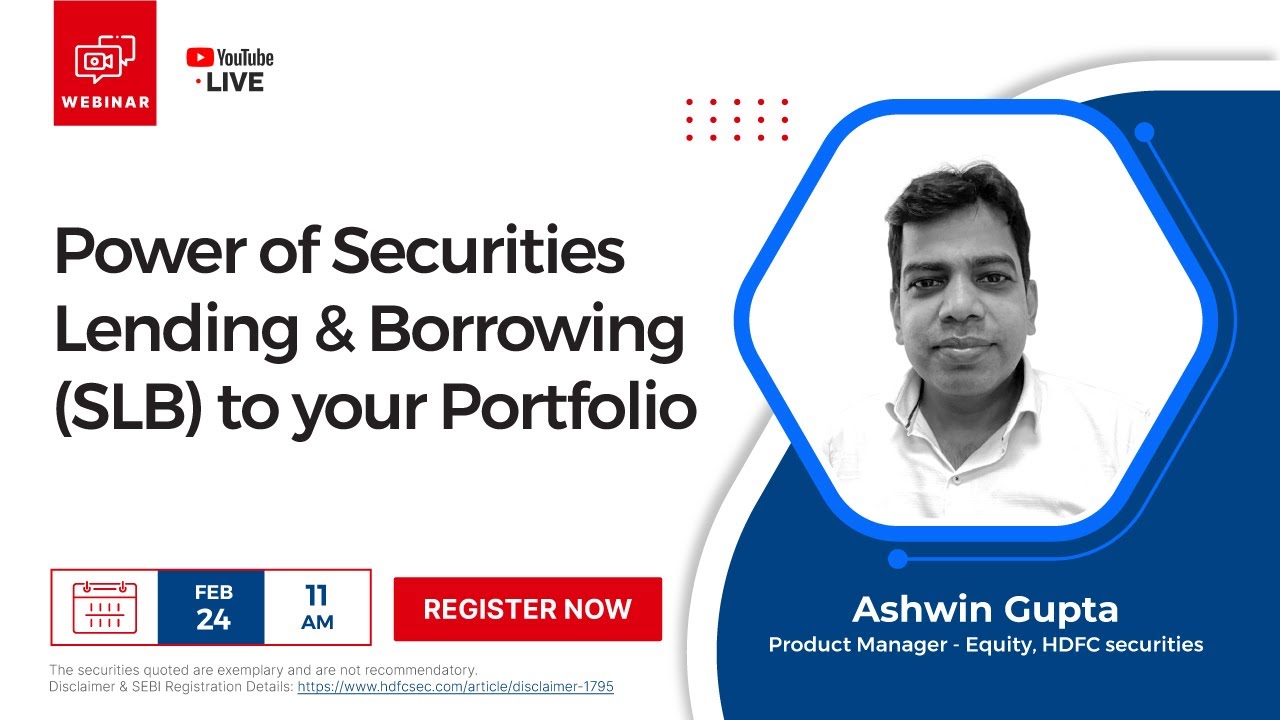 Power of Securities Lending & Borrowing (SLB) to your Portfolio