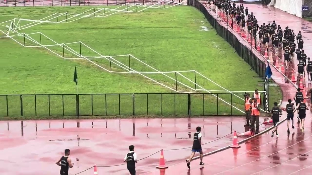 Indian army agniveer Bharti Rally 😭🥹दौड़ो ऐसे वरना मत दौड़ो 😱🤞😱 Palampur aro live  bharti 2025😱😭