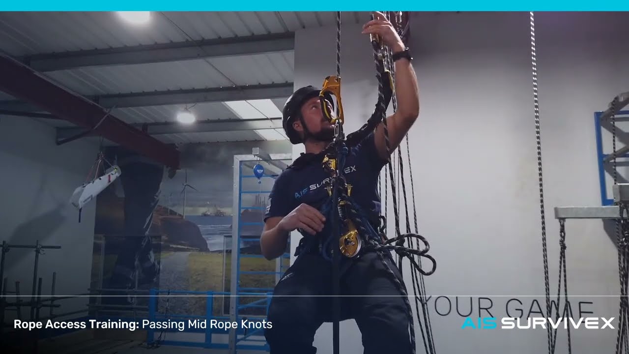 Rope Access Training: How To Pass Mid Rope Knots