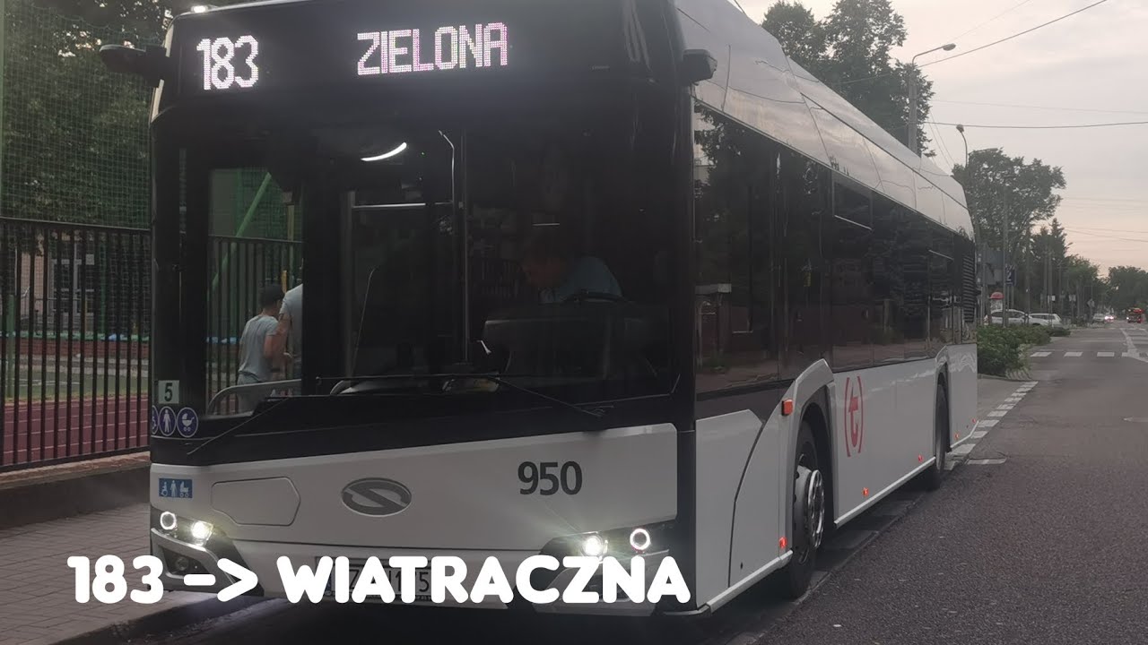 183 ➡️ Wiatraczna - Solaris nUrbino 12 Mild Hybrid #950 (Testowiec) MZA Warszawa