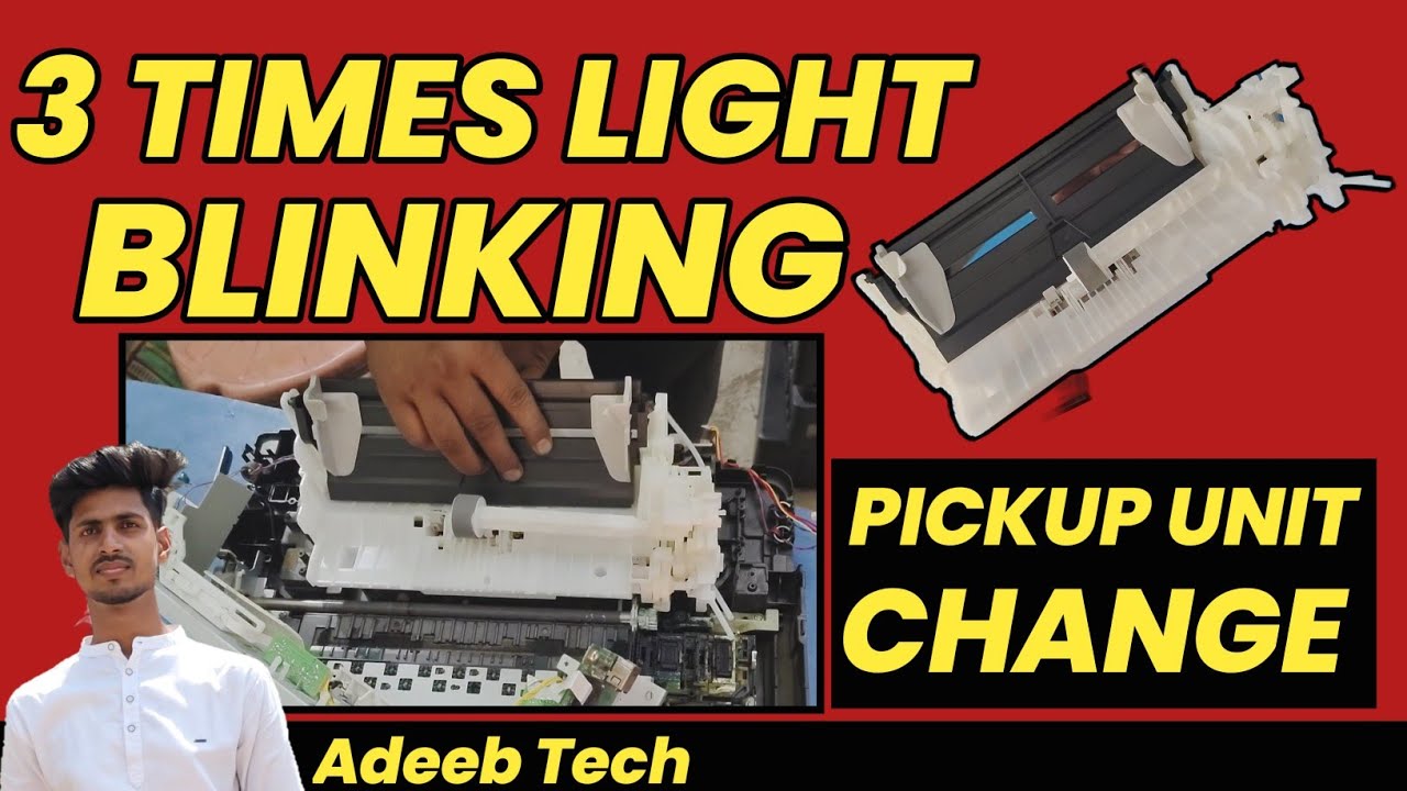 Canon G1010/G2010 Printer 3 Time Light Blinking Problem Fix | Pickup Unit Change Step by Step Guide