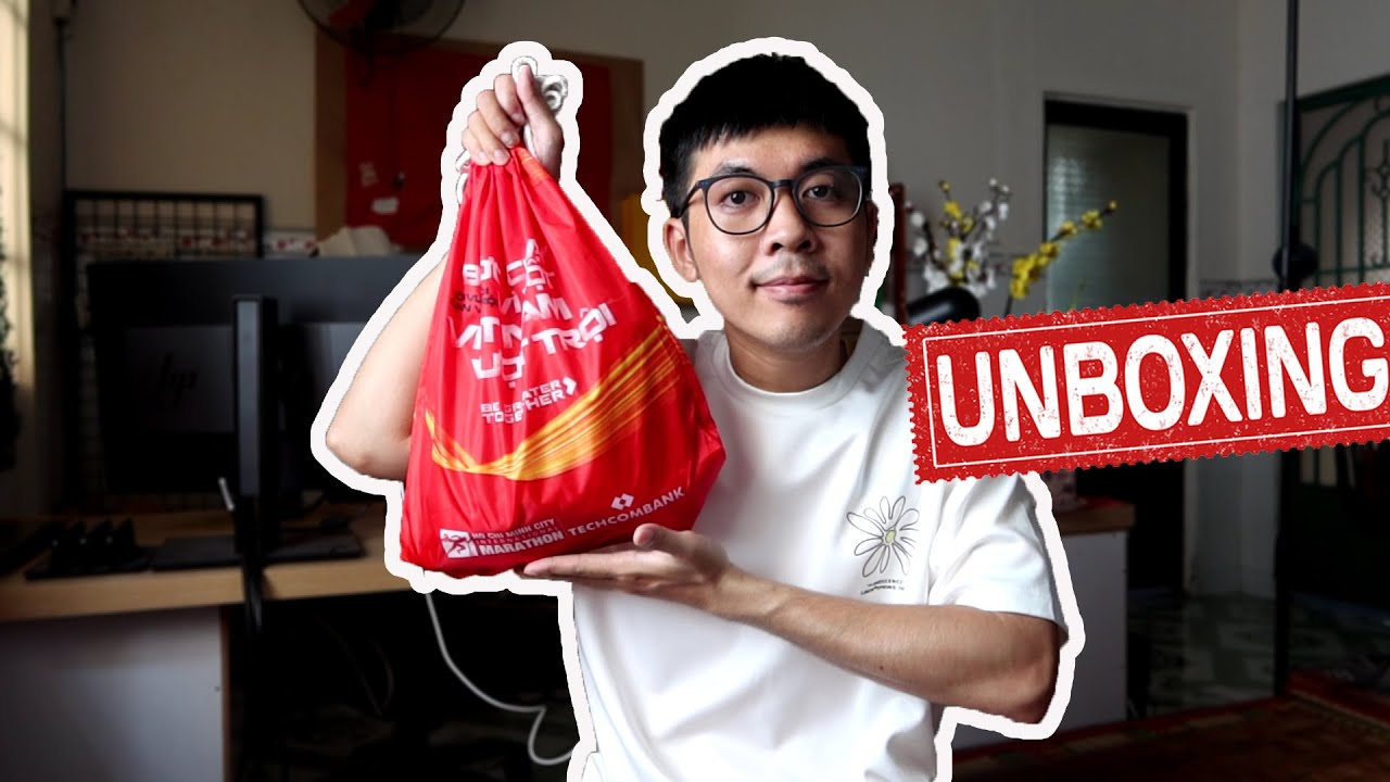 Unbox Bib Techcombank Marathon 2020 - 2021 | Vlog của Ho&agrave;ng