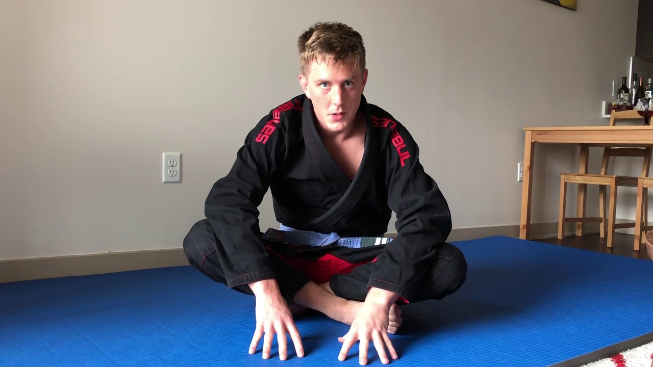 Blue belt promotes himself.