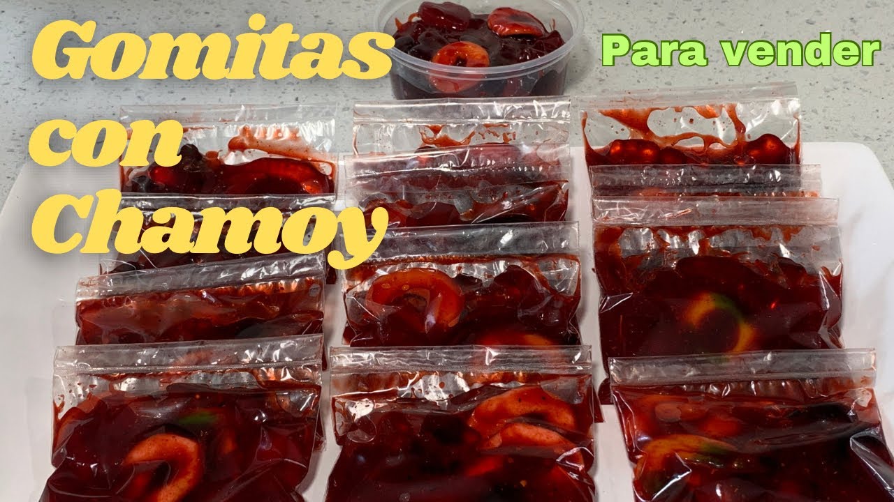 Gomitas ENCHILADAS con Chamoy para VENDER