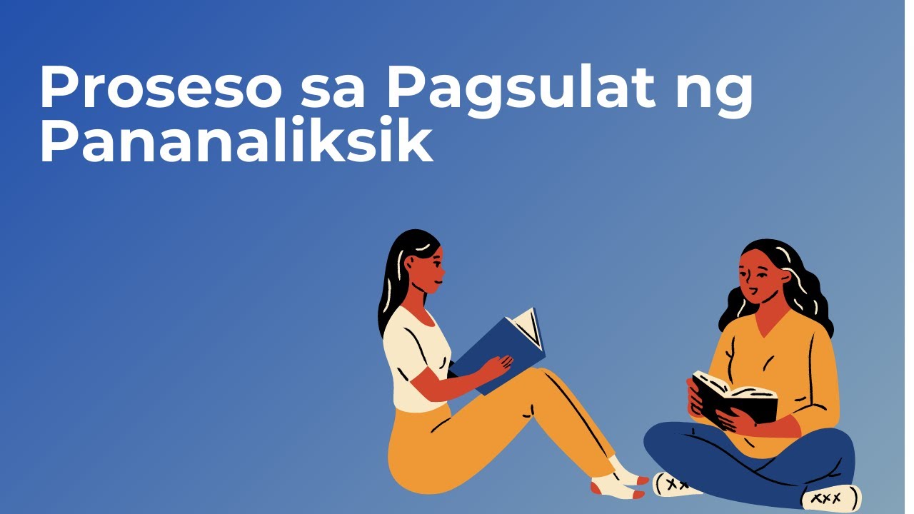 Proseso sa Pagsulat ng Pananaliksik