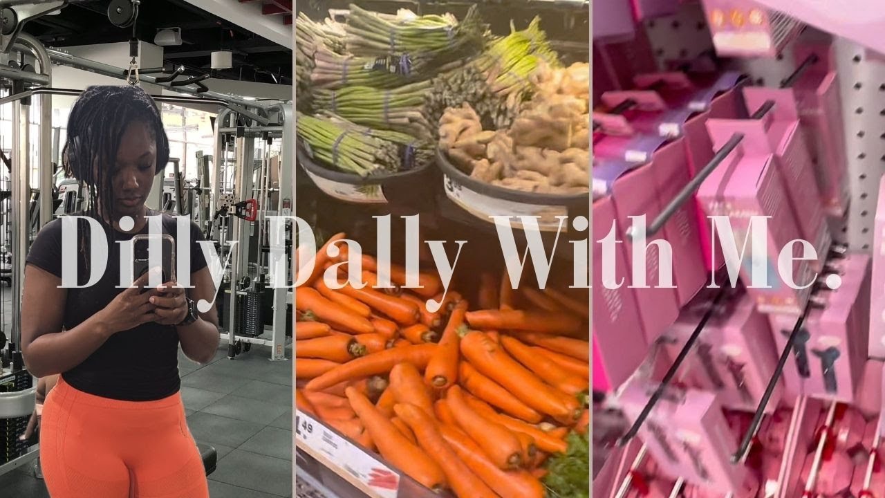 Dilly Dally With Me! | FIRST WEEK OF CLASSES, GROCERY SHOPPING, GYM, BROKEN LAPTOP??