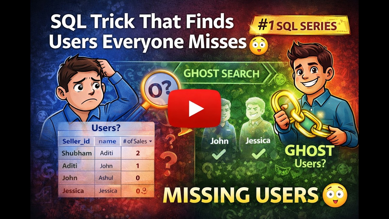 SQL Trick That Finds Users Everyone Misses 😳 | SQL Series #1