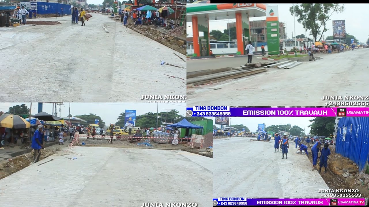 100%TRAVAUX BETON FIN DE TRAVAUX ROUTE UNIVERSITE YOLO MEDICAL