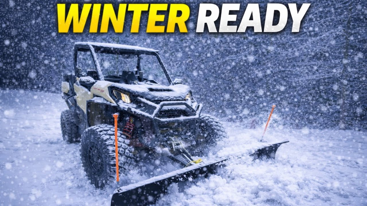 CanAm Commander XTP Snowplow Installation