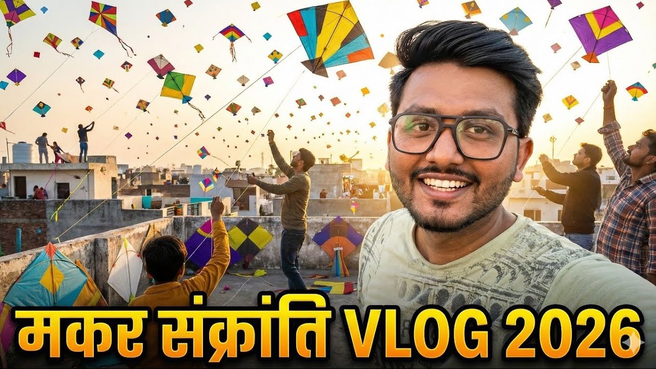 Aasman Bhara Patango Se 🪁 | Makar Sankranti 2026 in Burhanpur , Full Fun Vlog