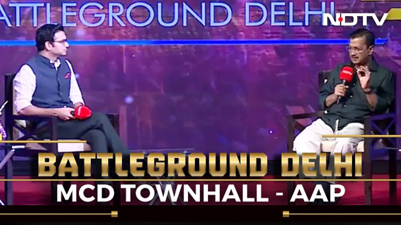 Arvind Kejriwal At NDTV Townhall On AAP's Chances In Delhi Civic Polls | EXCLUSIVE