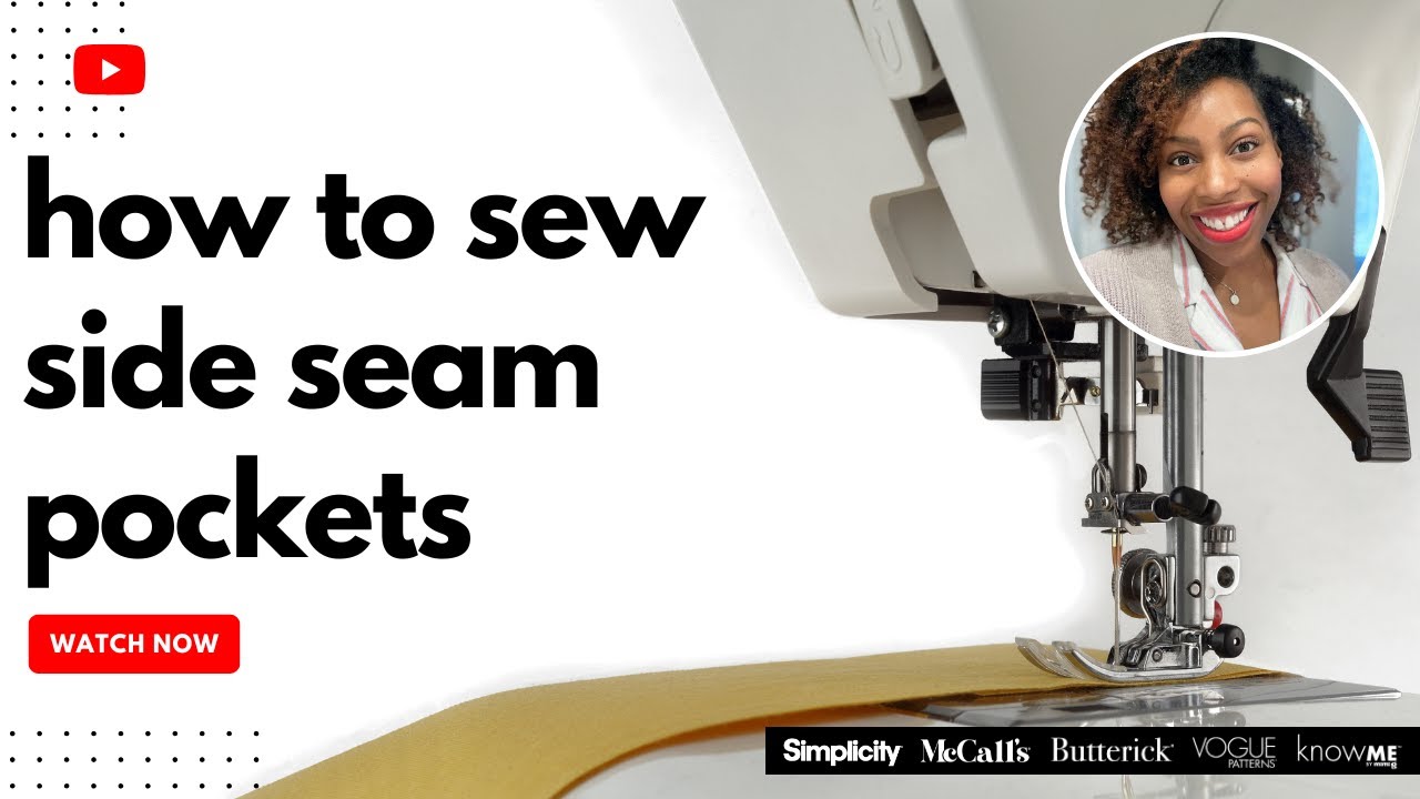 How to sew side seam pockets | sewing | learn to sew