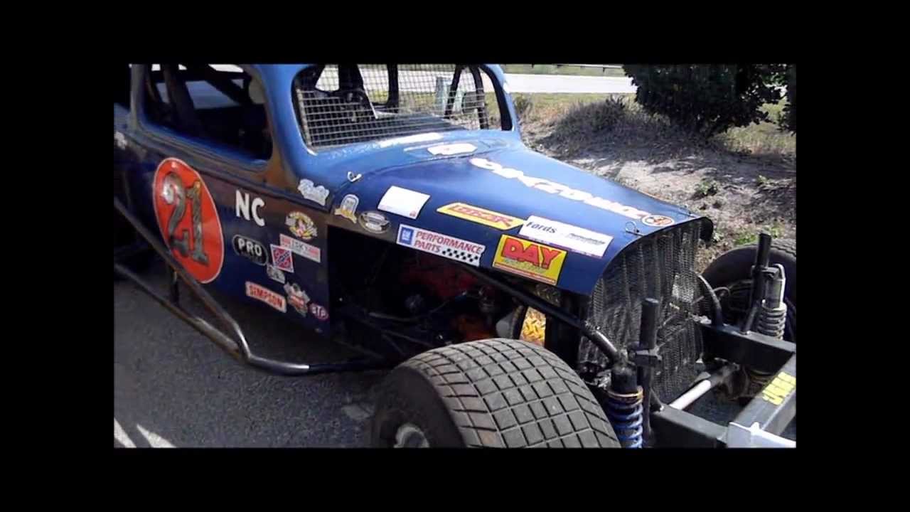 Early 1970's Modified dirt track racers start up and rev!