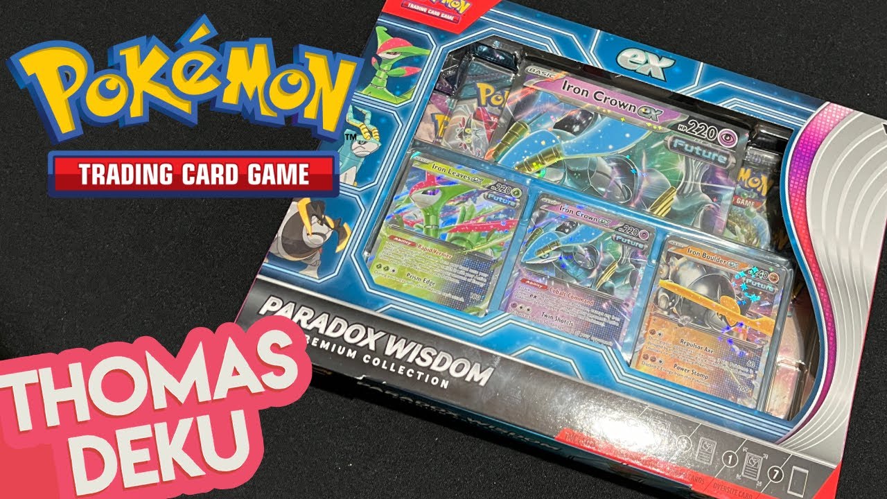 Abriendo una Paradox Wisdom Premium Collection de Pokémon TCG! - ThomasDeku